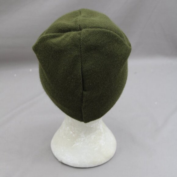 Westbeach Toque/Beanie - Green and Tan Reversible 2nd Logo - Adult Stretch Fit - Picture 5 of 12